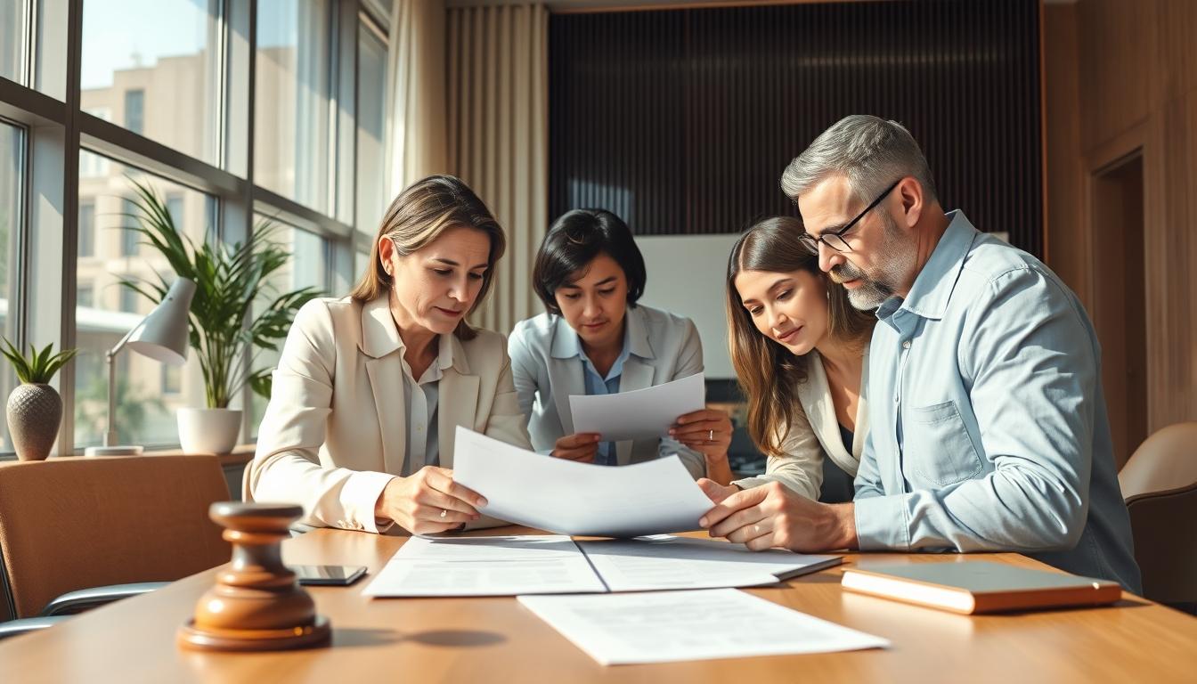 Property settlement documents and transfer review